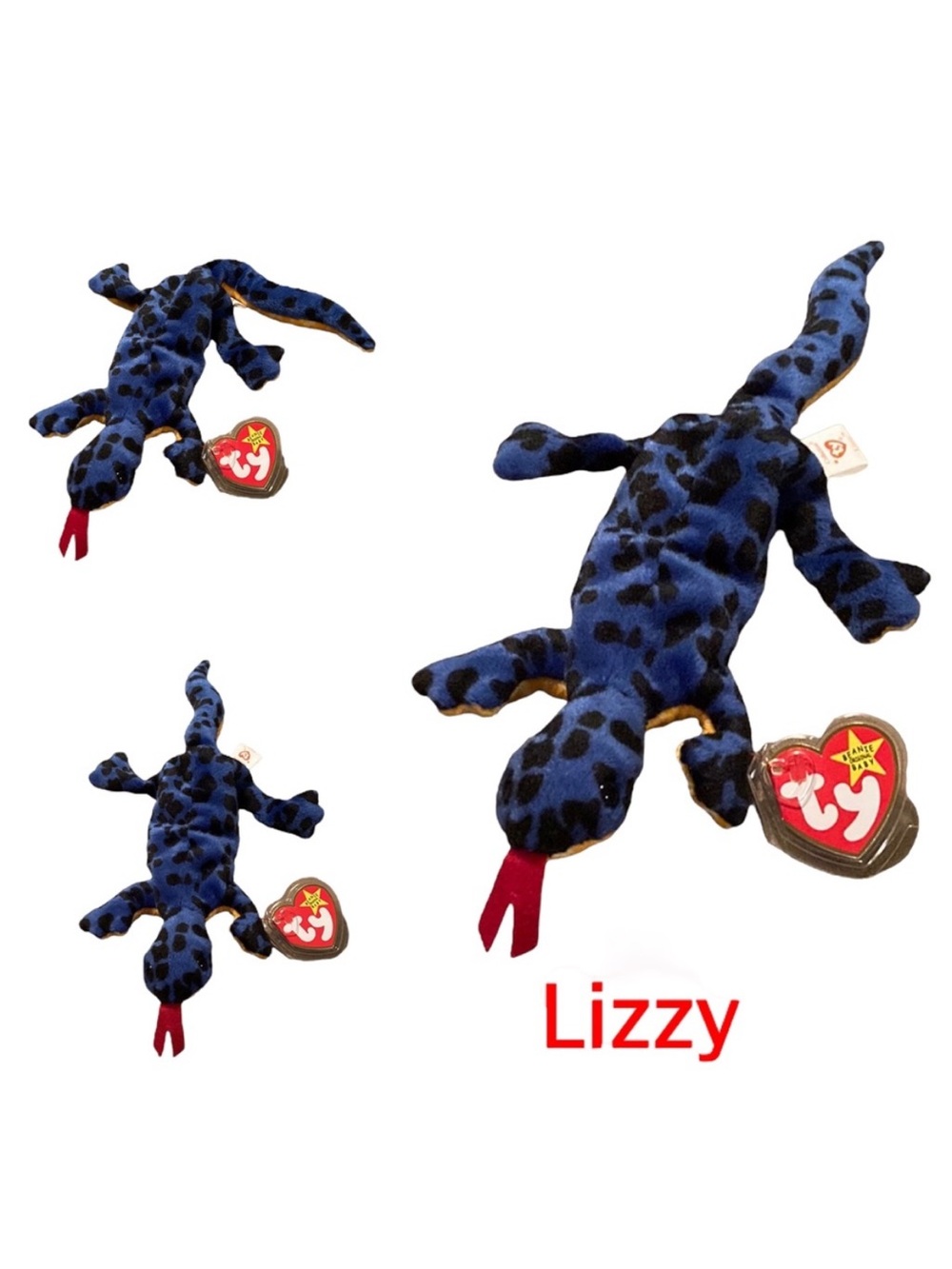Lizzy Ty Retired Rare Original Beanie Baby
